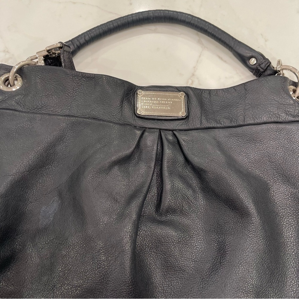 Gently used Marc by Marc Jacobs black leather hobo purse - Picture 7 of 16